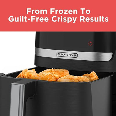 BLACK+DECKER Freidora de aire Purifry de 8 cuartos de galón