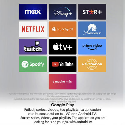 JVC HD Smart TV Frameless de 32"