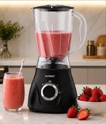 Sankey Licuadora de 2 Velocidades | Función de Pulso | Jarra de Vidrio | 1.5L | 500W