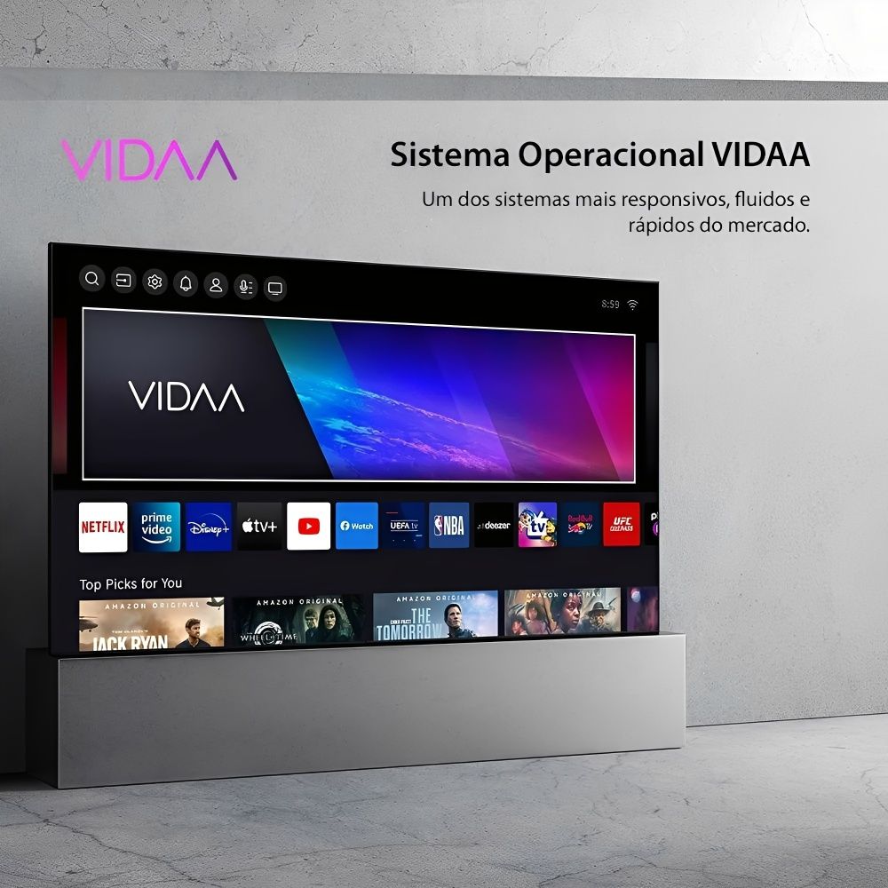Tv Smart DLED Toshiba 43V35MS 43" Full HD VIDAA Wi-Fi - Negro
