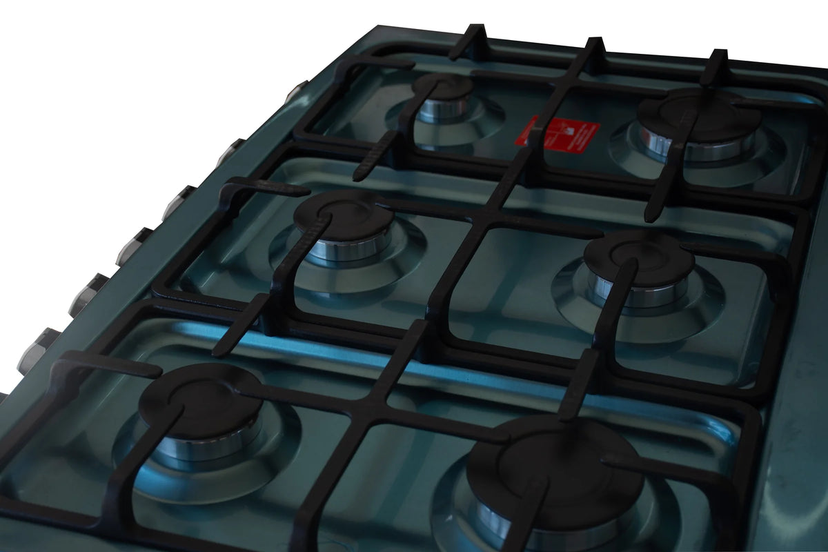 Estufa/Cocina de gas Royal de 30 pulgadas con 6 hornillas