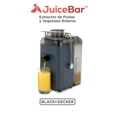Extractor de Frutas y Vegetales Enteros Black+Decker JuiceBar