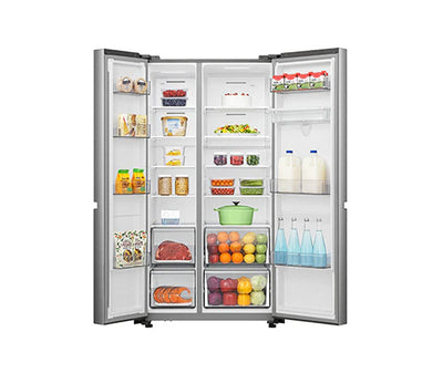 Refrigeradora Side By Side 23p3 Inverter con Dispensador de Agua Hisense