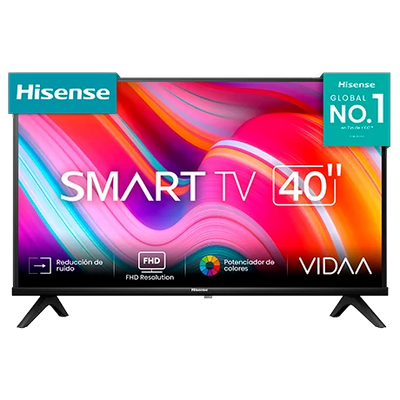 Hisense Smart TV de 40"  Serie A4 Televisor