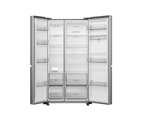 Refrigeradora Side By Side 23p3 Inverter con Dispensador de Agua Hisense