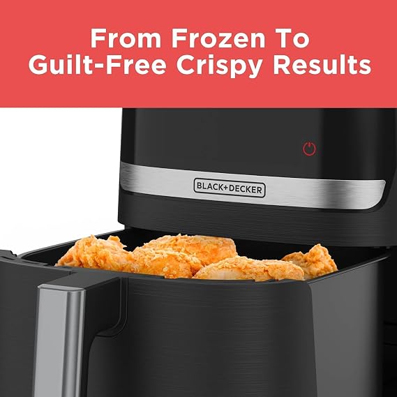 BLACK+DECKER Freidora de aire Purifry de 8 cuartos de galón