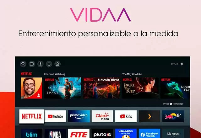 Hisense Smart TV de 40"  Serie A4 Televisor