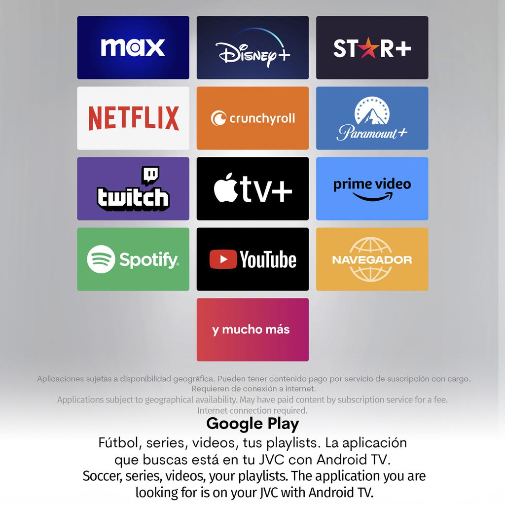 JVC HD Smart TV Frameless de 32"
