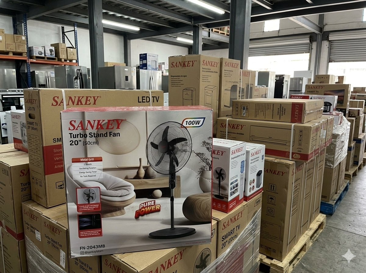 Abanico de Pedestal Sankey 20" - 50 cm