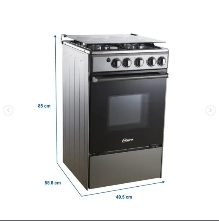 Cocina De Gas Oster 4 Quemadores 20 Pulgadas