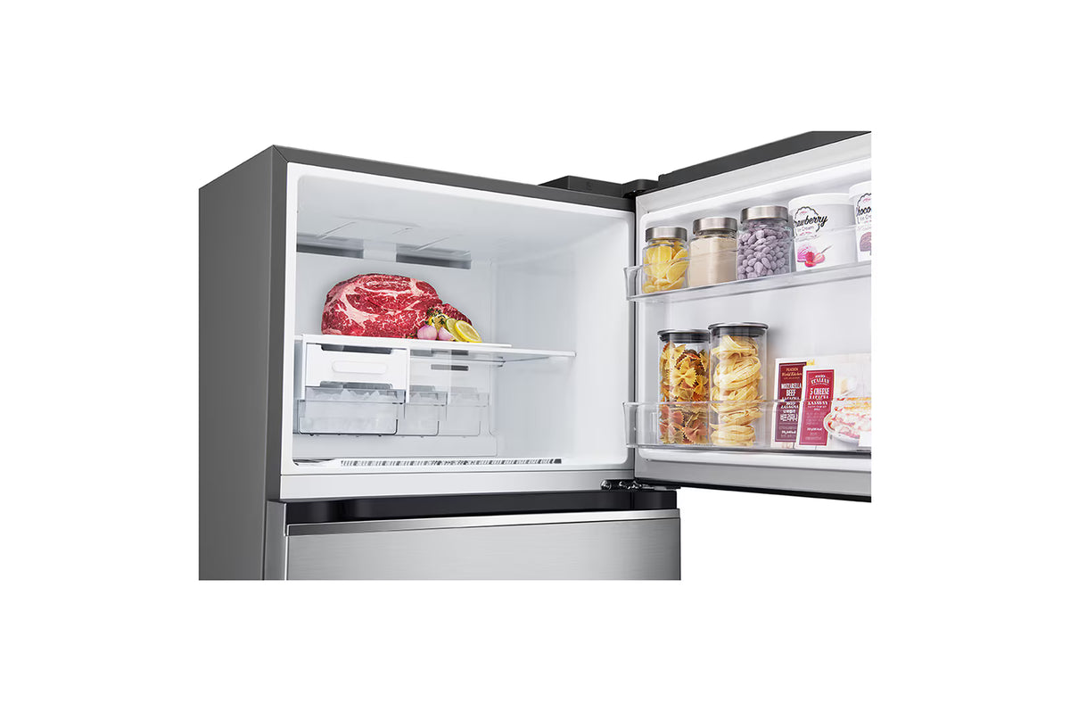 Refrigeradora Top Freezer 13.2pᶟ (Net) / 14.5pᶟ (Gross) LG VT38BPP Smart Linear InverterCooling™