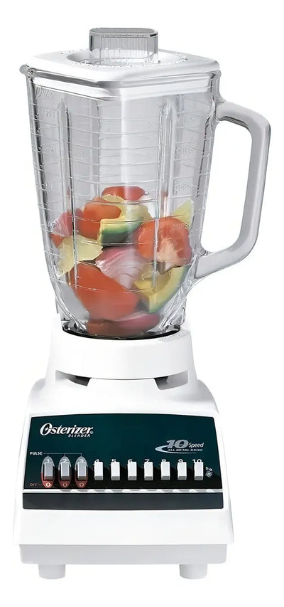 Licuadora Oster Osterizer 4172 1.25 L blanca con jarra de vidrio
