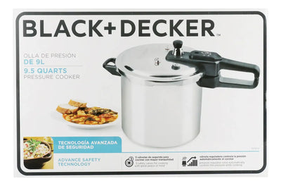 Olla A Presión Black Decker 9 Litros C/ Válvula Reguladora