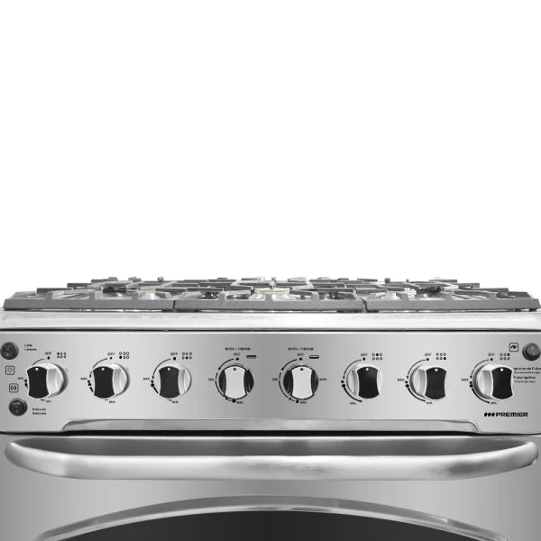 Estufa /Cocina a gas Marca Premier de 30 pulgadas con 6 hornillas