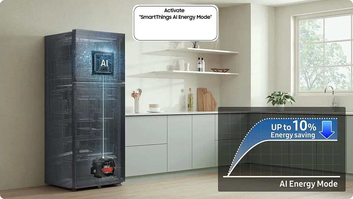 Refrigeradora Samsung Top Mount de 12.2 pies cúbicos cuenta con tecnología Wifi