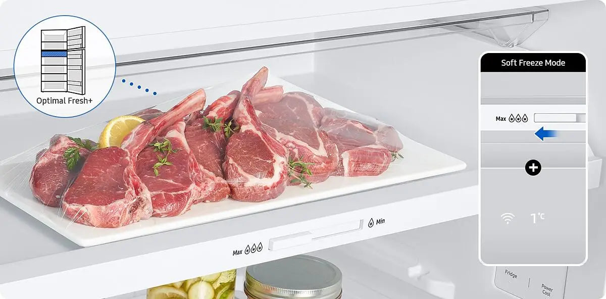 Refrigeradora Samsung Top Mount de 12.2 pies cúbicos cuenta con tecnología Wifi