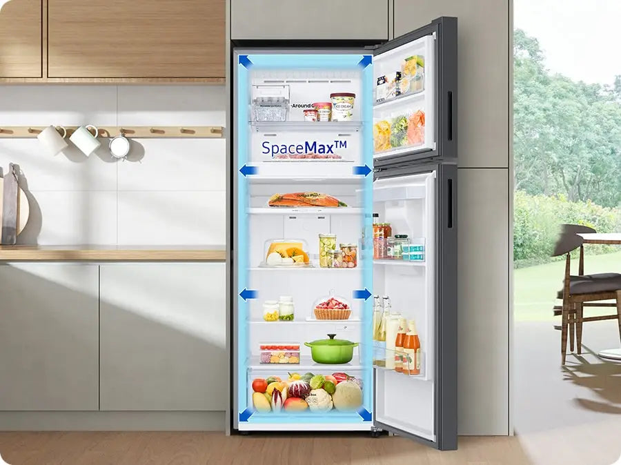 Refrigeradora Samsung Top Mount de 12.2 pies cúbicos cuenta con tecnología Wifi