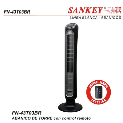 Sankey FN-43T03BR Ventilador de Torre 43"