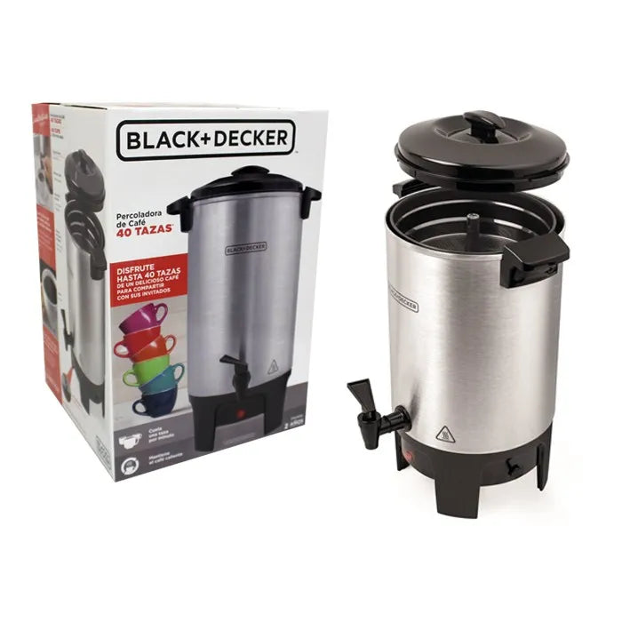 Black+Decker Percoladora para Café de 40 Tazas