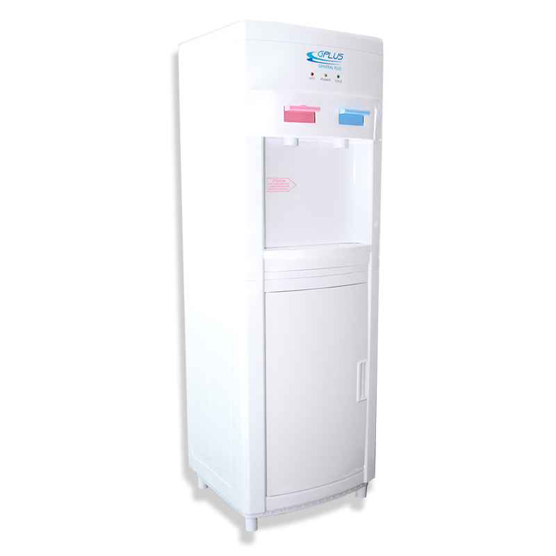 Dispensador de agua fría y caliente con gabinete de almacenamiento GP-DISP/BL