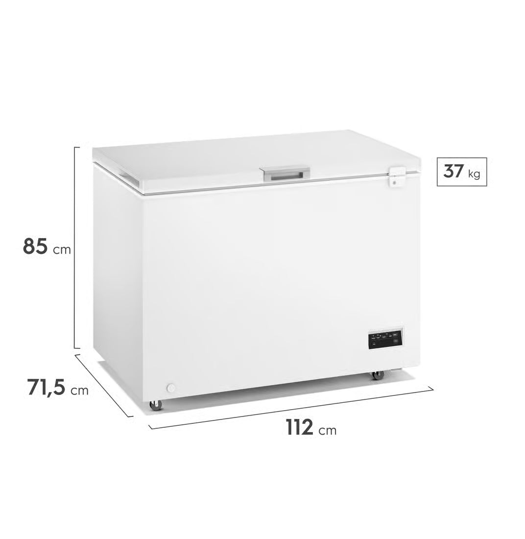 Congelador Horizontal de 11 pies cúbicos Inverter Triple Función Frigidaire Blanco
