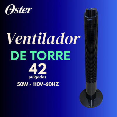 Ventilador Abanico Tipo Torre 42" 50W Oster