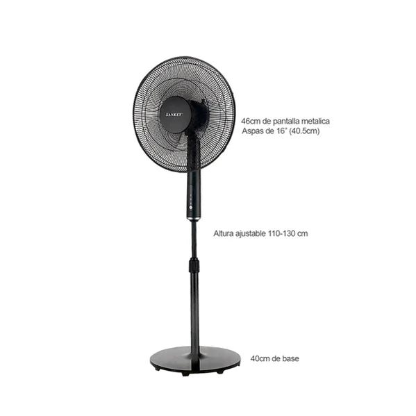 Abanico de pedestal FN-1780RC Sankey con control