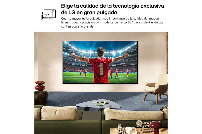 Smart TV LG NANO 4K UHD AI NU80 75 pulgadas 4K 2026