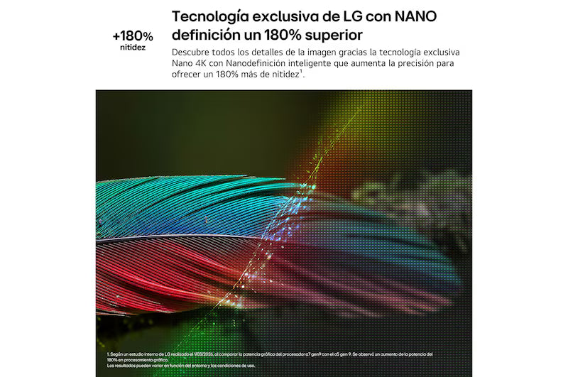 Televisor LG Nano 4K UHD AI TV 50 pulgadas (126 cm)